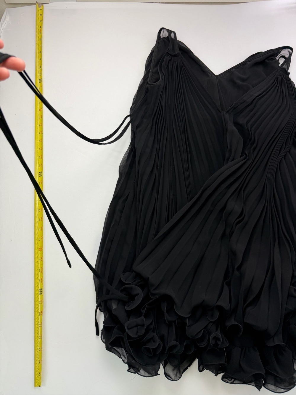 Alberto Makali Avant Garde Chiffon Bubble Hem Dress Gothic Fairy Grunge Mini Med - Picture 12 of 12